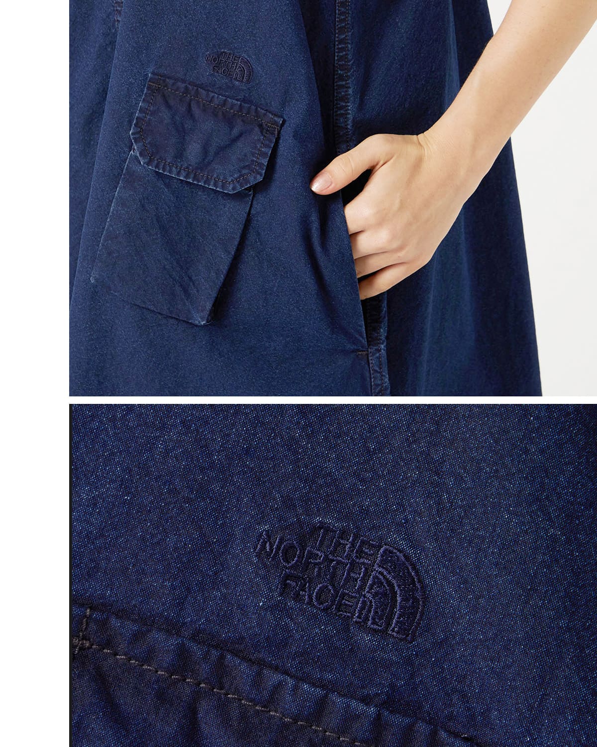 THE NORTH FACE PURPLE LABELウェザー フィールド ジャンパースカート Cotton Nylon Weather Field Jumper Dress n26sf063