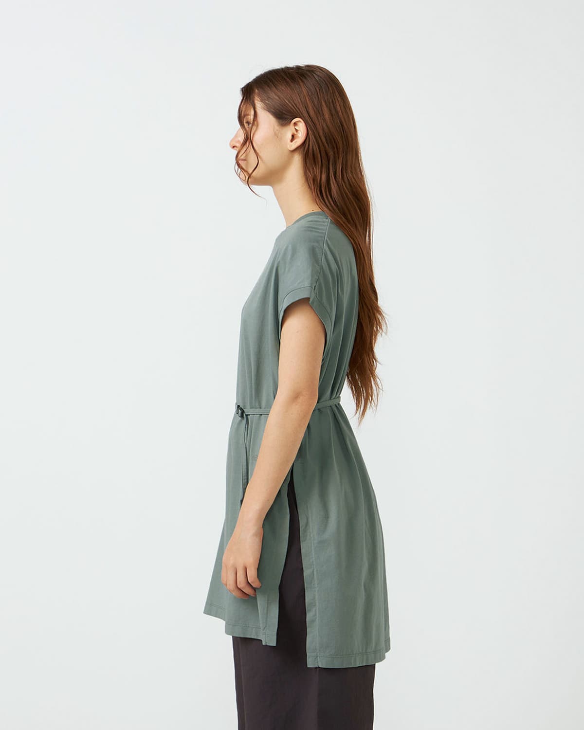 THE NORTH FACE PURPLE LABELオーガニックコットン フィールド ベルテッド ワンピース Garment Dyed Field Belted Dress n26sf070