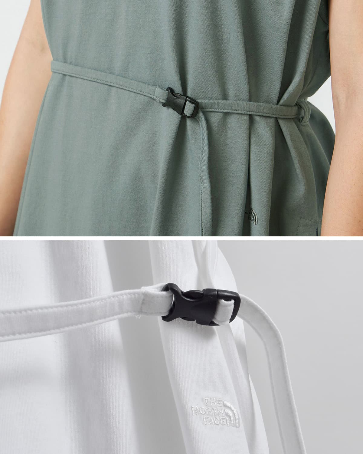 THE NORTH FACE PURPLE LABELオーガニックコットン フィールド ベルテッド ワンピース Garment Dyed Field Belted Dress n26sf070