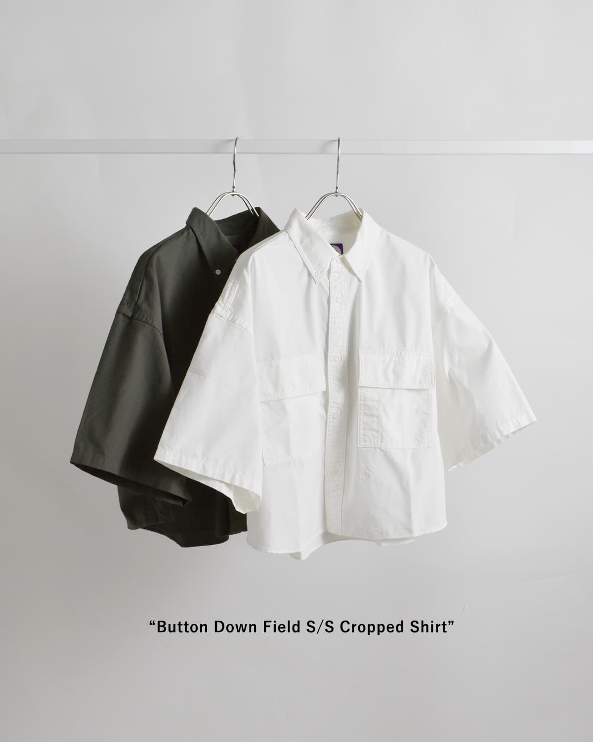 THE NORTH FACE PURPLE LABELボタンダウン フィールド 半袖クロップド シャツ Button Down Field S/S Cropped Shirt n26sg067