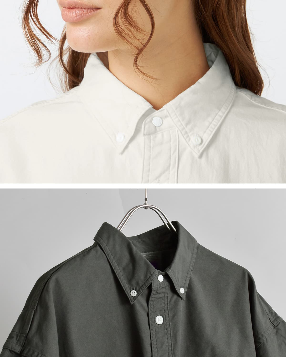 THE NORTH FACE PURPLE LABELボタンダウン フィールド 半袖クロップド シャツ Button Down Field S/S Cropped Shirt n26sg067