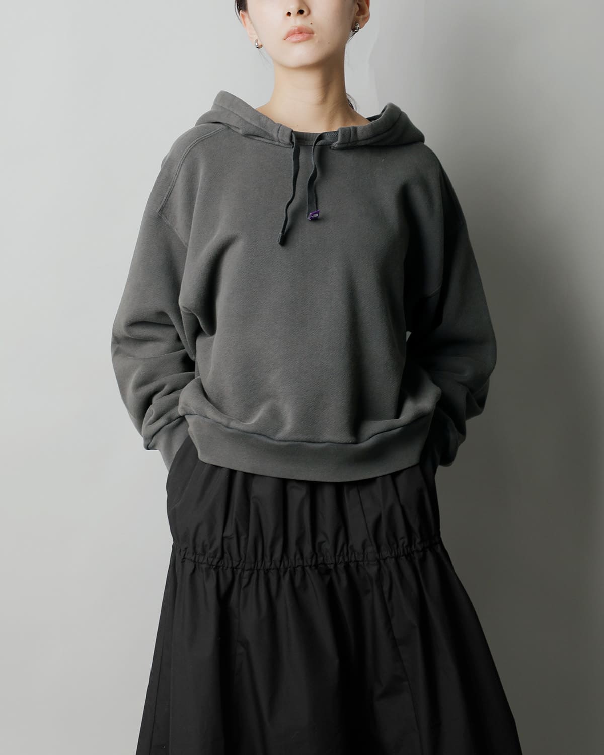 THE NORTH FACE PURPLE LABELコットン フィールド クロップド フーディ Garment Dyed Field Cropped Hoodie n26sh009