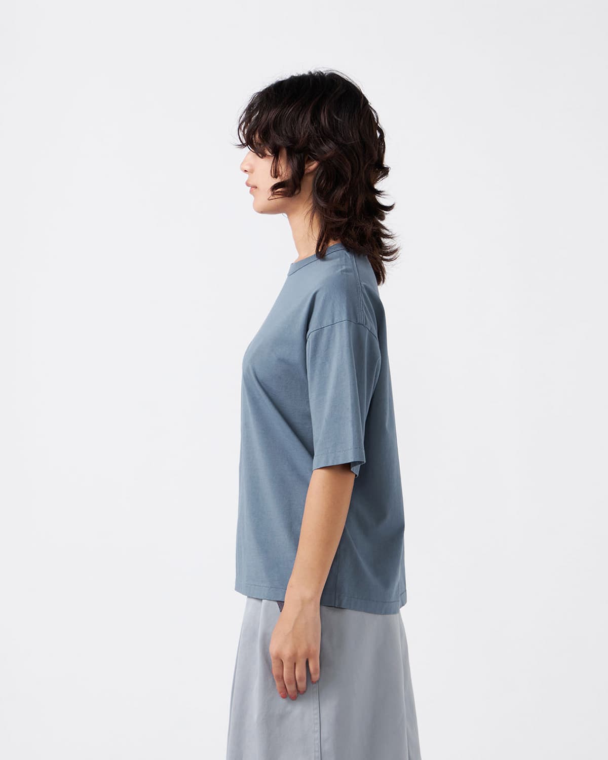 THE NORTH FACE PURPLE LABELオーガニックコットン レタード フィールド Tシャツ Garment Dyed Lettered Field Tee n26st041