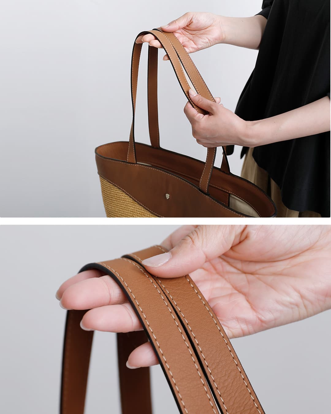 HELEN KAMINSKIラフィアブレード トートバッグ Nadee Raffia Braid Tote nadee-tote