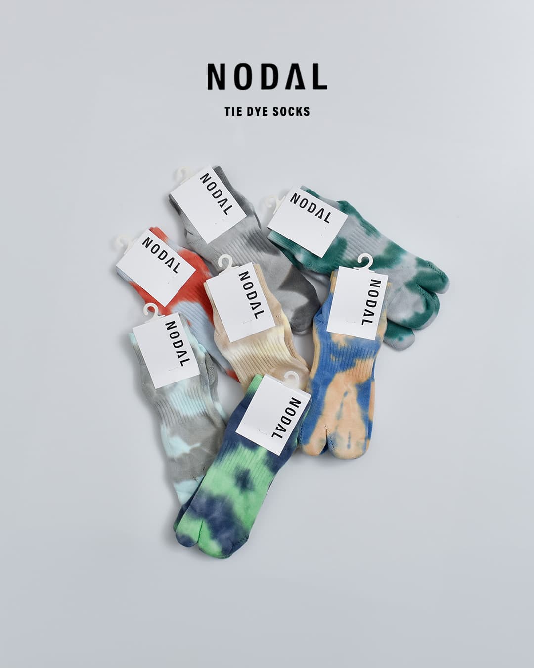 NODALタイダイ アンクル ソックス Tie Dye Socks nd22x001