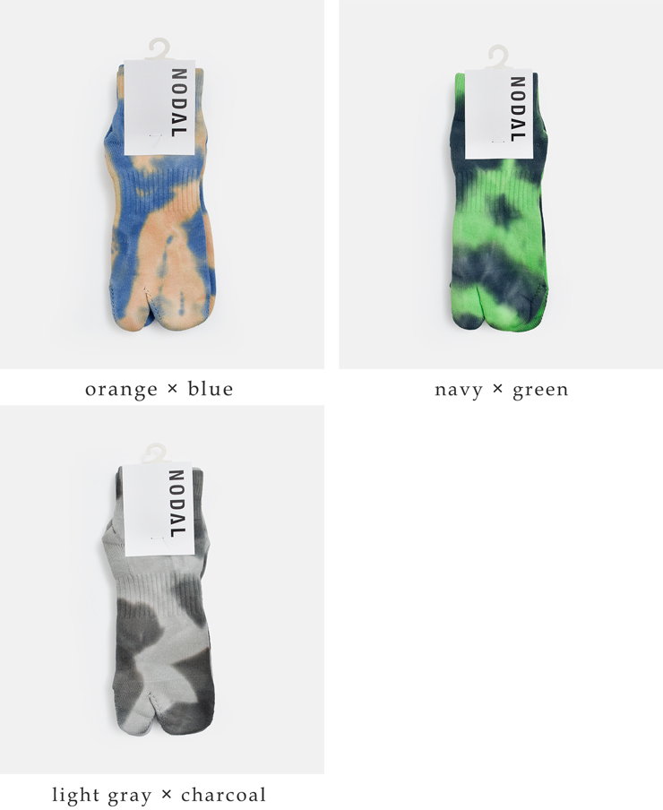 NODALタイダイ アンクル ソックス Tie Dye Socks nd22x001