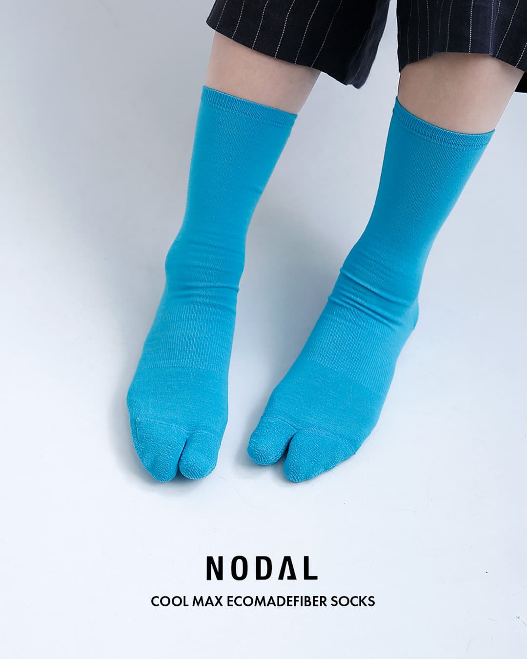NODALクールマックス エコメイドファイバー ハイゲージパイル ソックス Cool Max Ecomadefiber Socks nd23x006