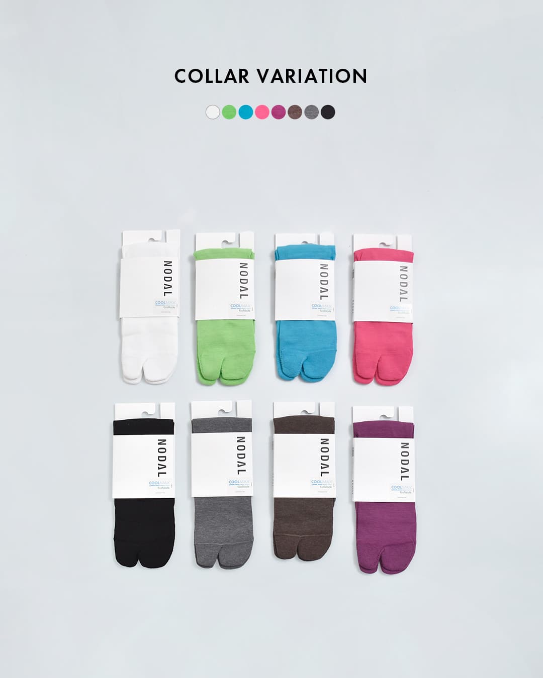 NODALクールマックス エコメイドファイバー ハイゲージパイル ソックス Cool Max Ecomadefiber Socks nd23x006