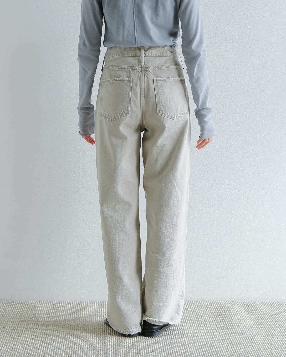 upper hights(アッパーハイツ)ミドルライズワイドストレートデニムパンツ  “THE NIECE MID-RISE” niece-midrise