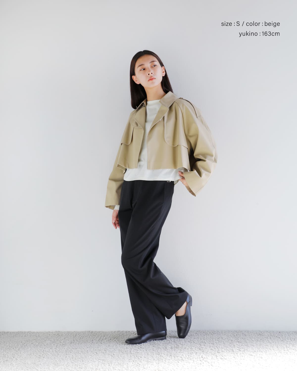 Nicolas Jenson(ニコラジェンソン)ハイツイストコットンショートジャケット “HIGH TWIST COTTON SHORT JACKET” nj10-21b-010