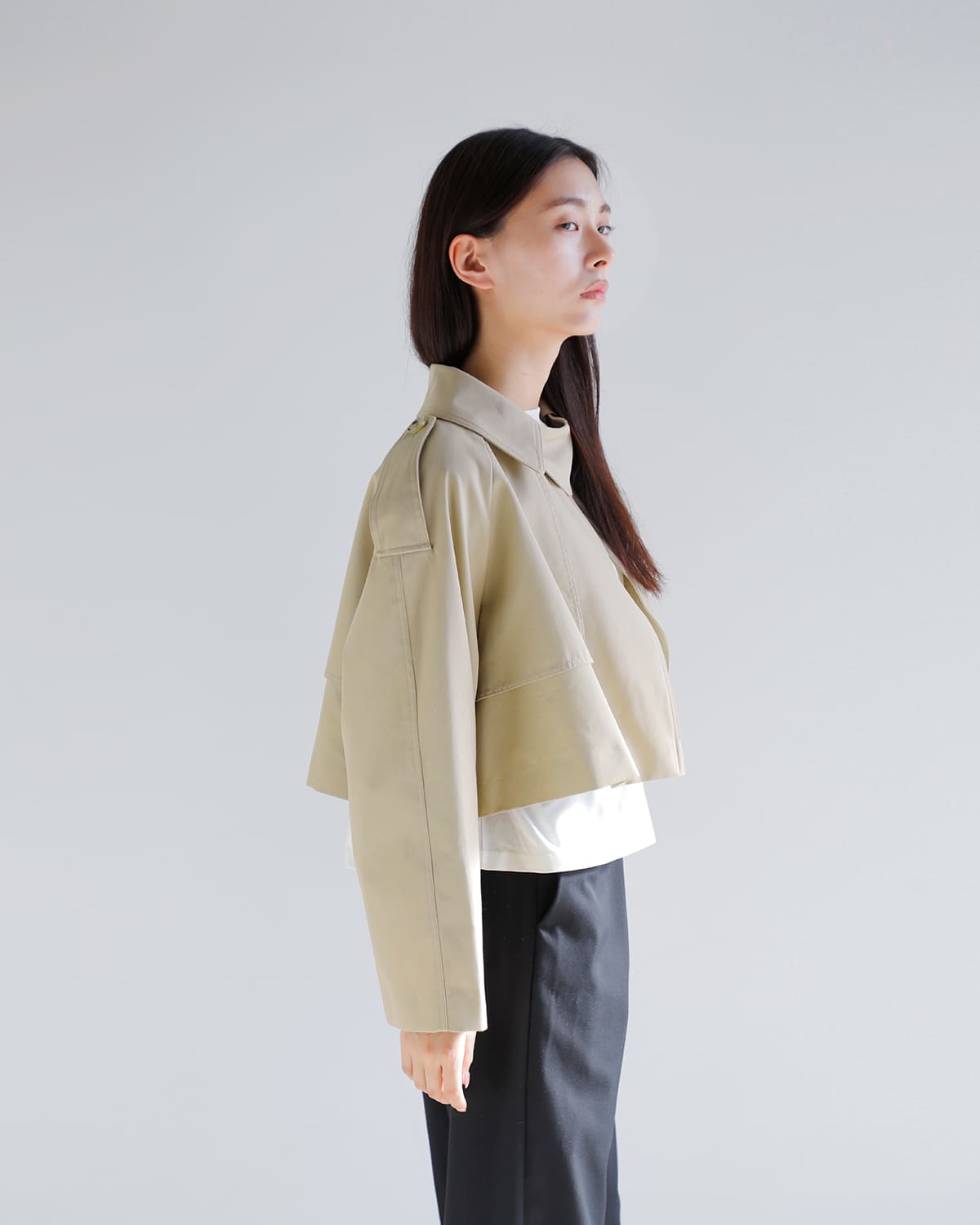 Nicolas Jenson(ニコラジェンソン)ハイツイストコットンショートジャケット “HIGH TWIST COTTON SHORT JACKET” nj10-21b-010