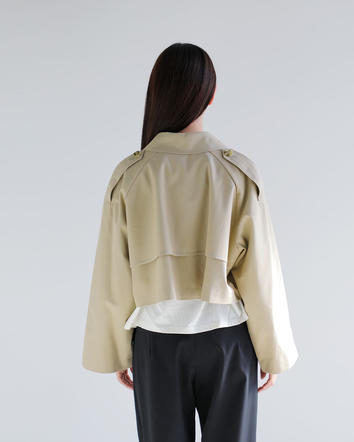 Nicolas Jenson(ニコラジェンソン)ハイツイストコットンショートジャケット “HIGH TWIST COTTON SHORT JACKET” nj10-21b-010