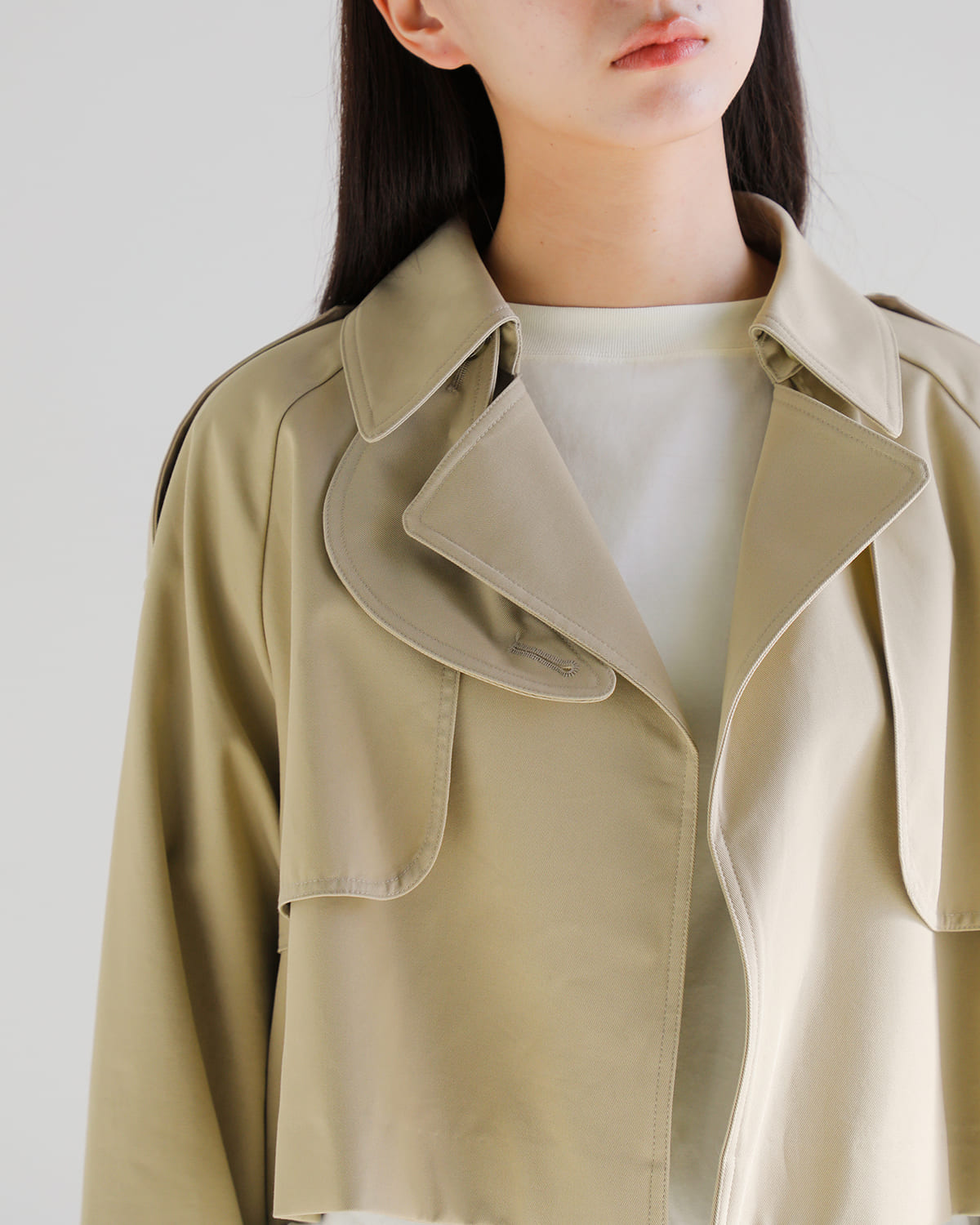 Nicolas Jenson(ニコラジェンソン)ハイツイストコットンショートジャケット “HIGH TWIST COTTON SHORT JACKET” nj10-21b-010