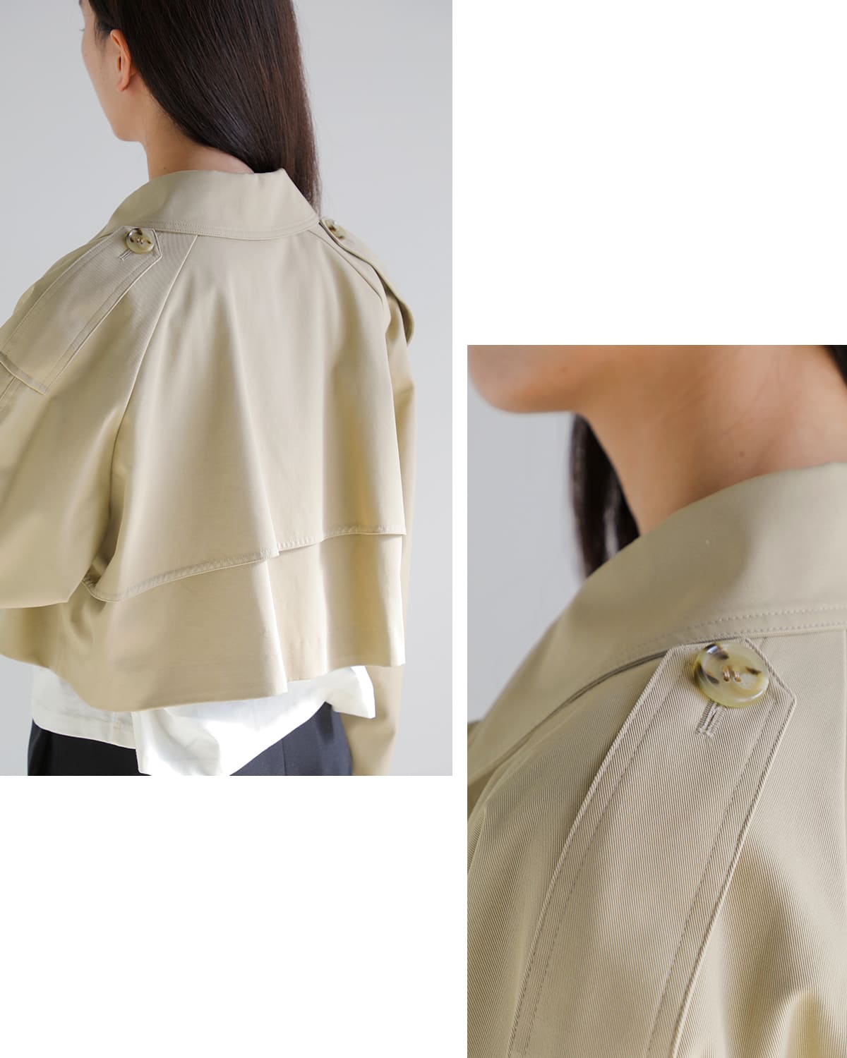 Nicolas Jenson(ニコラジェンソン)ハイツイストコットンショートジャケット “HIGH TWIST COTTON SHORT JACKET” nj10-21b-010