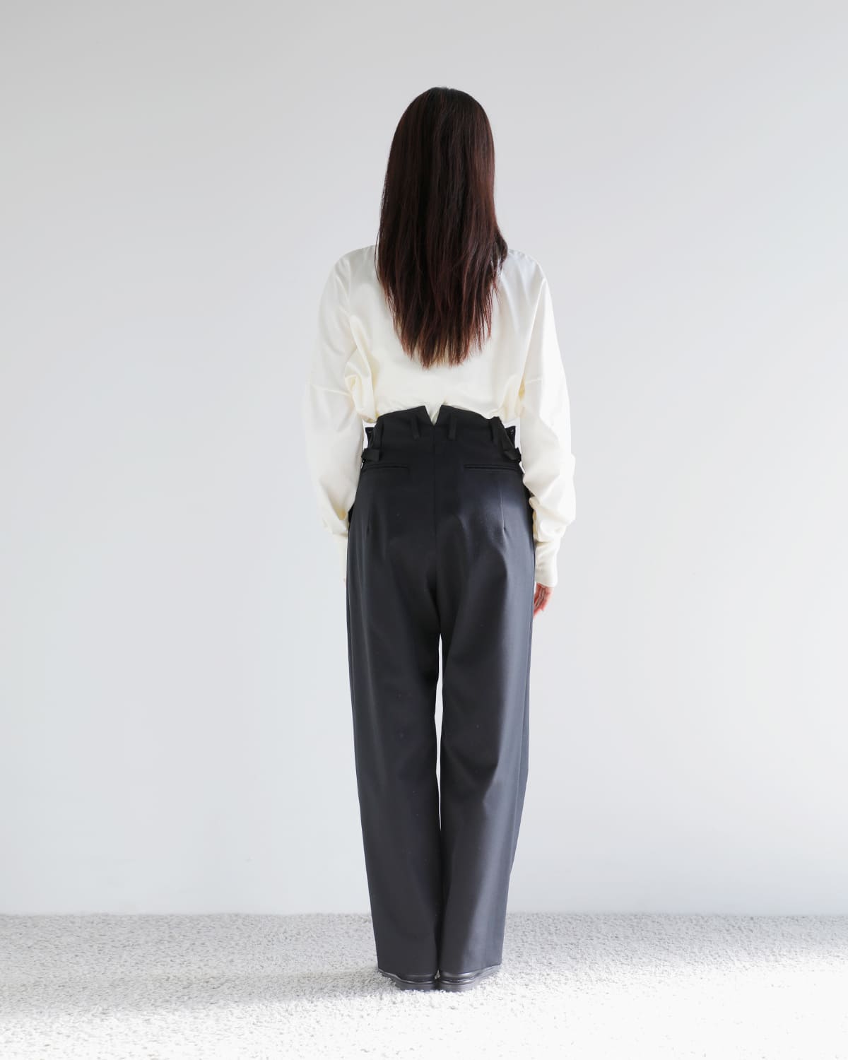 Nicolas Jenson(ニコラジェンソン)チューニングハイウエストトラウザーパンツ “Tuning High Waisted Trouser” nj30-23c-002