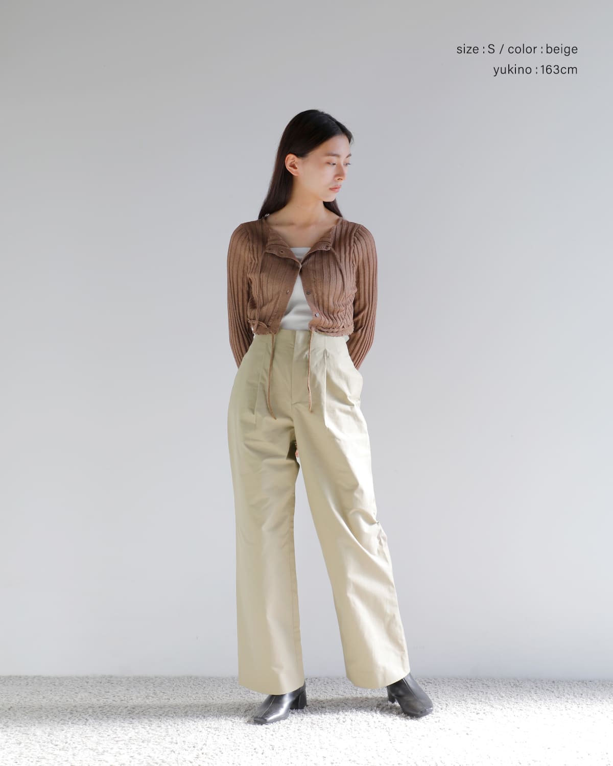 Nicolas Jenson(ニコラジェンソン)コットンチノクロストラウザーパンツ “60/3 THREE STRANDS CHINO TROUSER” nj30-25c-001