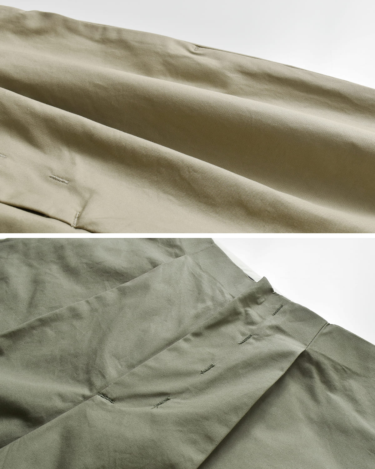 Nicolas Jenson(ニコラジェンソン)コットンチノクロストラウザーパンツ “60/3 THREE STRANDS CHINO TROUSER” nj30-25c-001