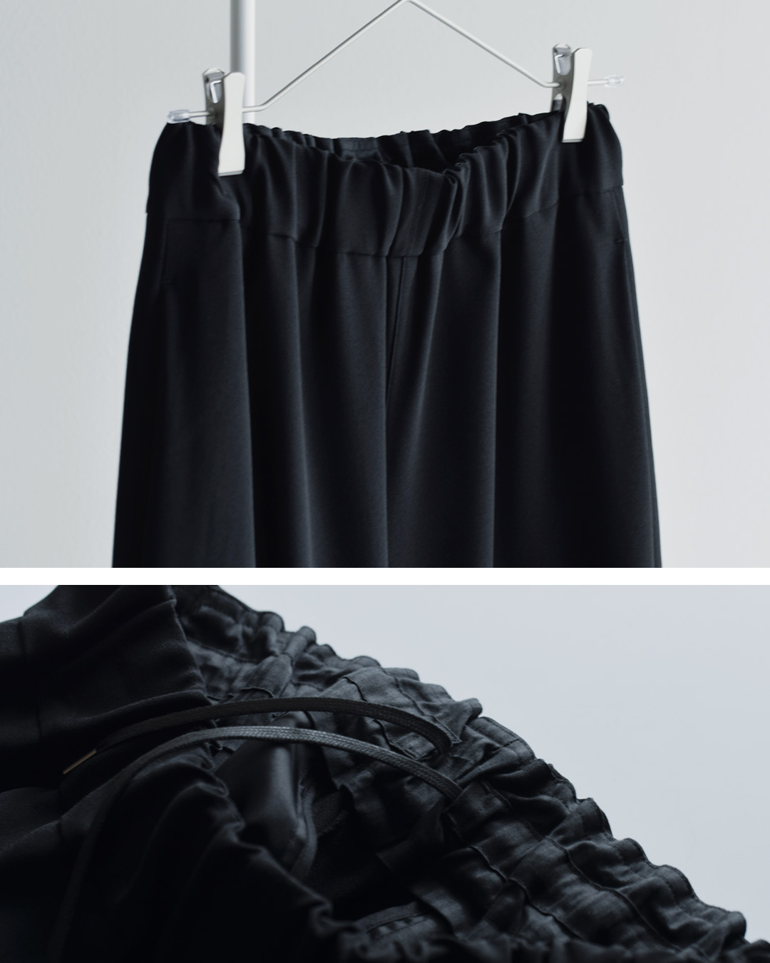 NO CONTROL AIR(ノーコントロールエアー)ライトクレープダブルクロス ワイドテーパード モモヤマパンツ nk-nc9843pf