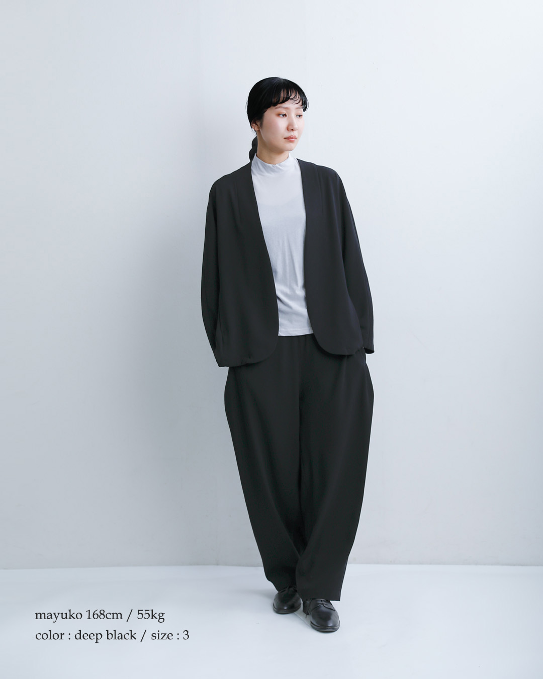 NO CONTROL AIR(ノーコントロールエアー)ライトクレープダブルクロス ドルマン ジャケット nk-nc9846jk