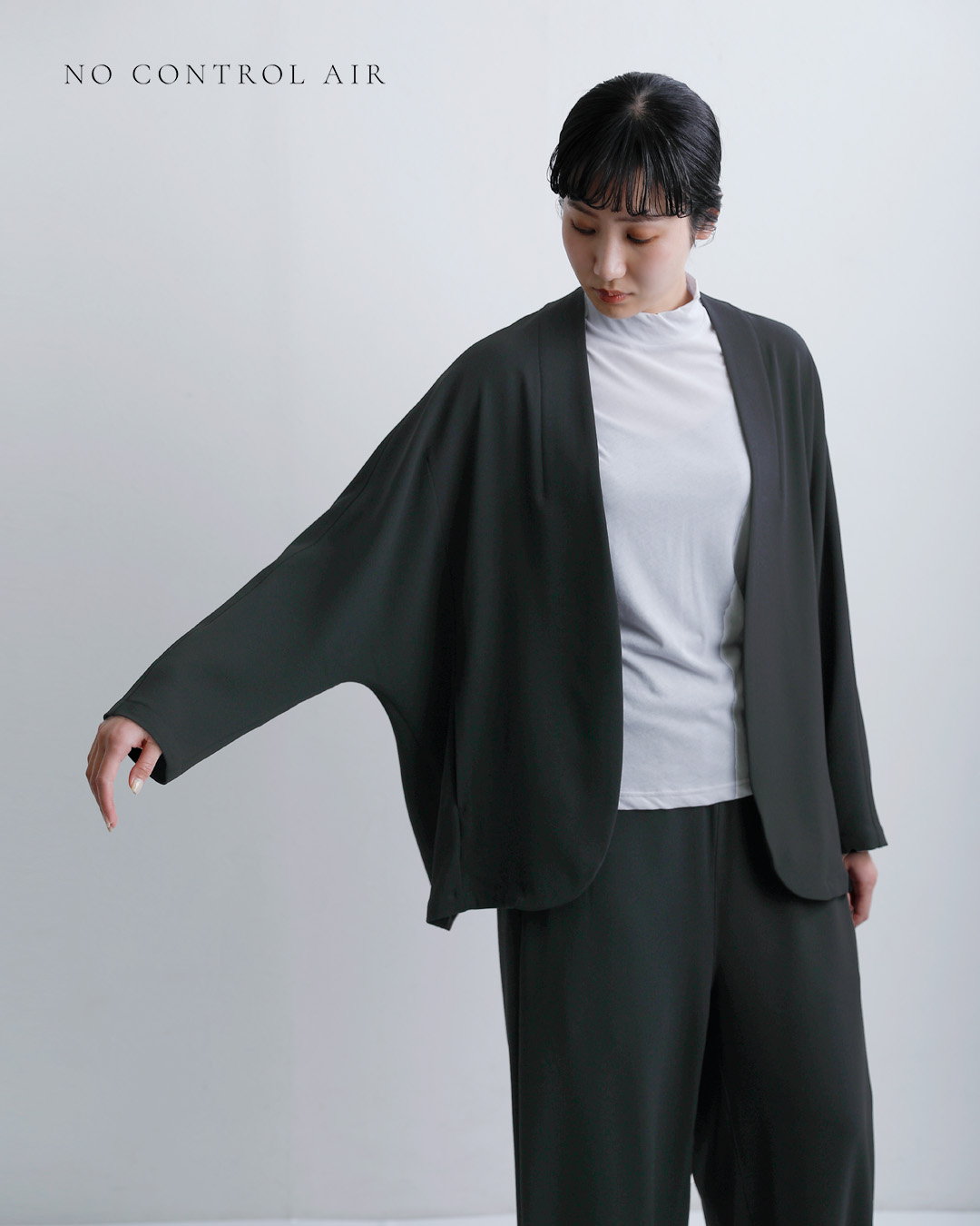 NO CONTROL AIR(ノーコントロールエアー)ライトクレープダブルクロス ドルマン ジャケット nk-nc9846jk