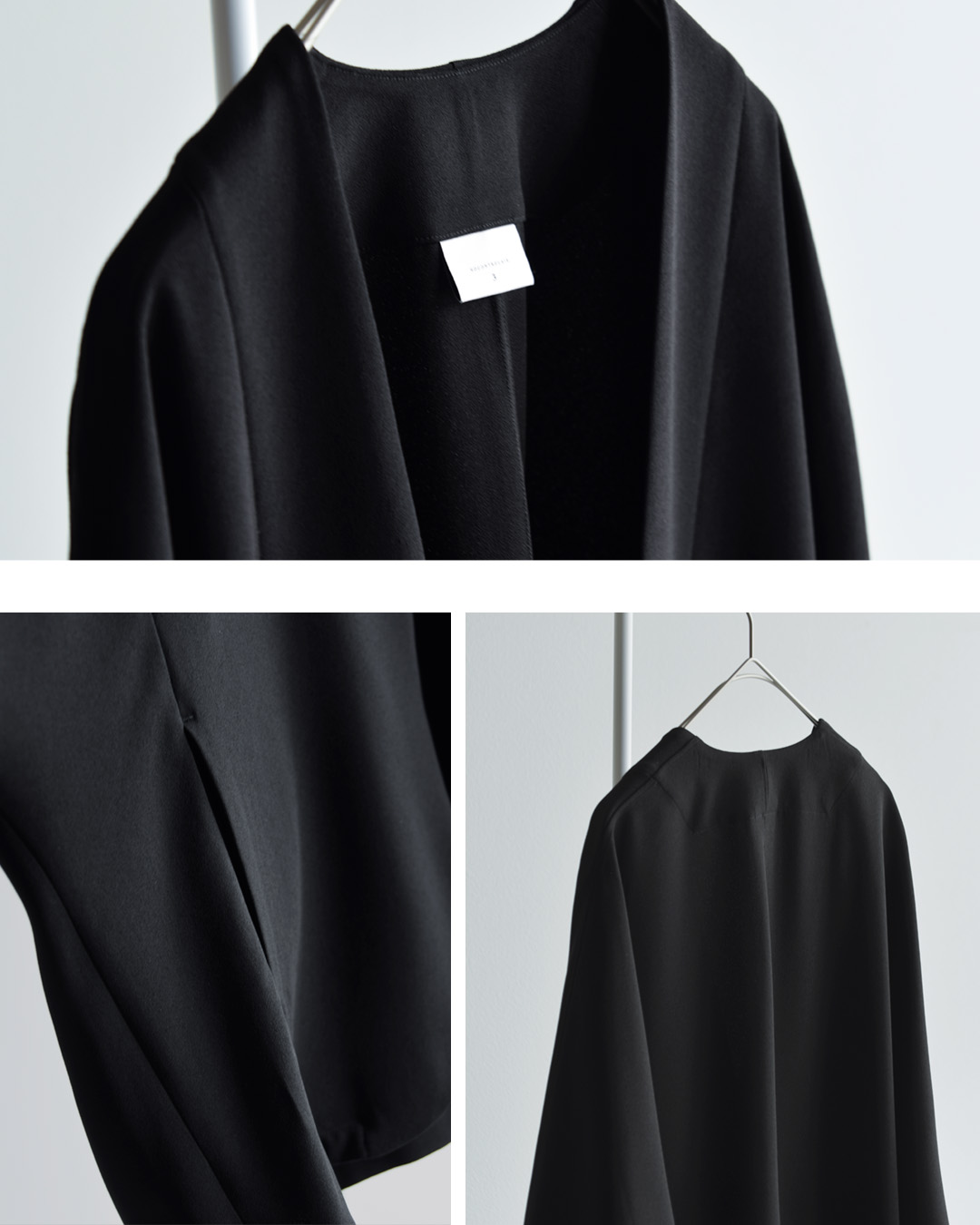 NO CONTROL AIR(ノーコントロールエアー)ライトクレープダブルクロス ドルマン ジャケット nk-nc9846jk