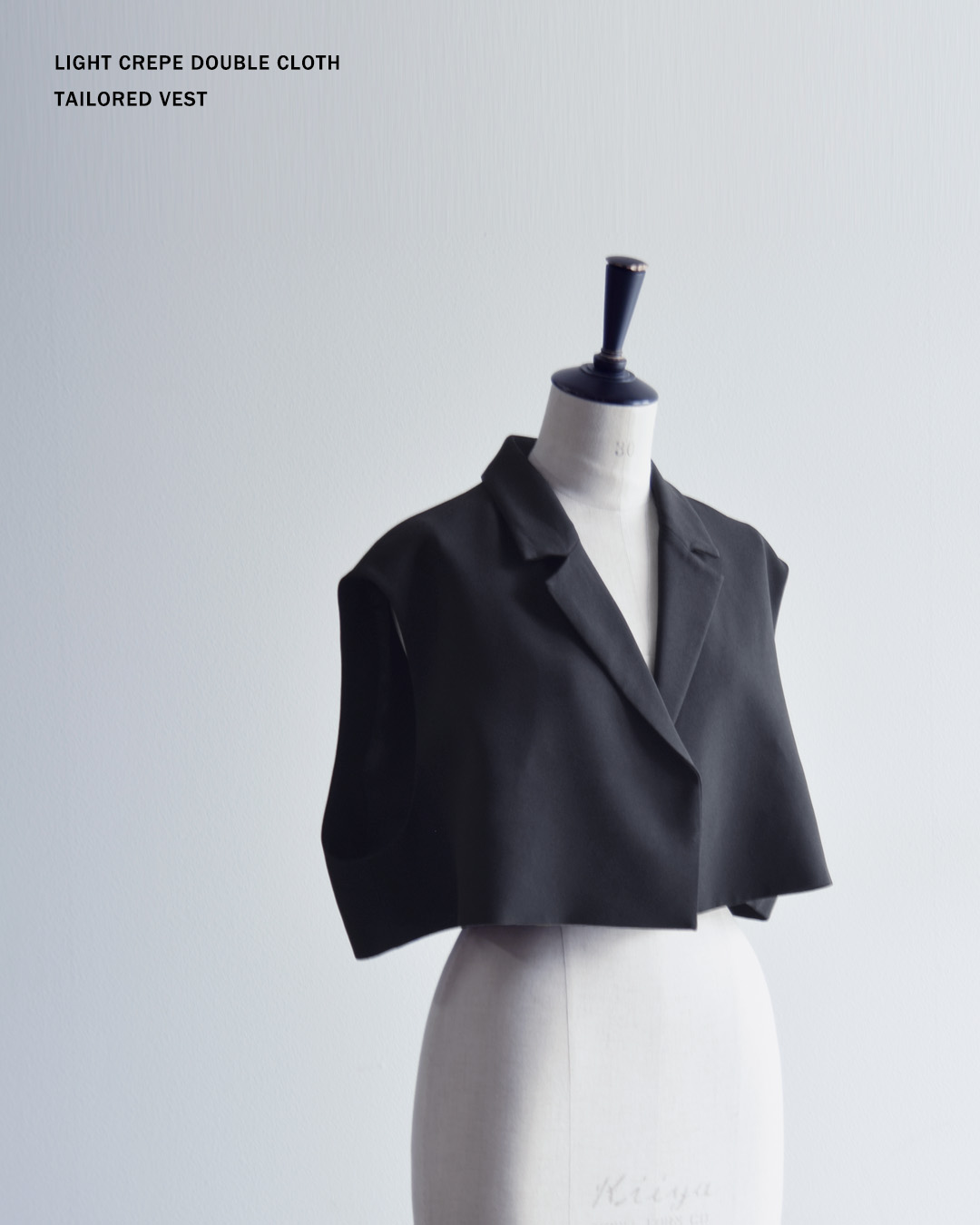 NO CONTROL AIR(ノーコントロールエアー)ライトクレープダブルクロス テーラードベスト nk-nc9849vt