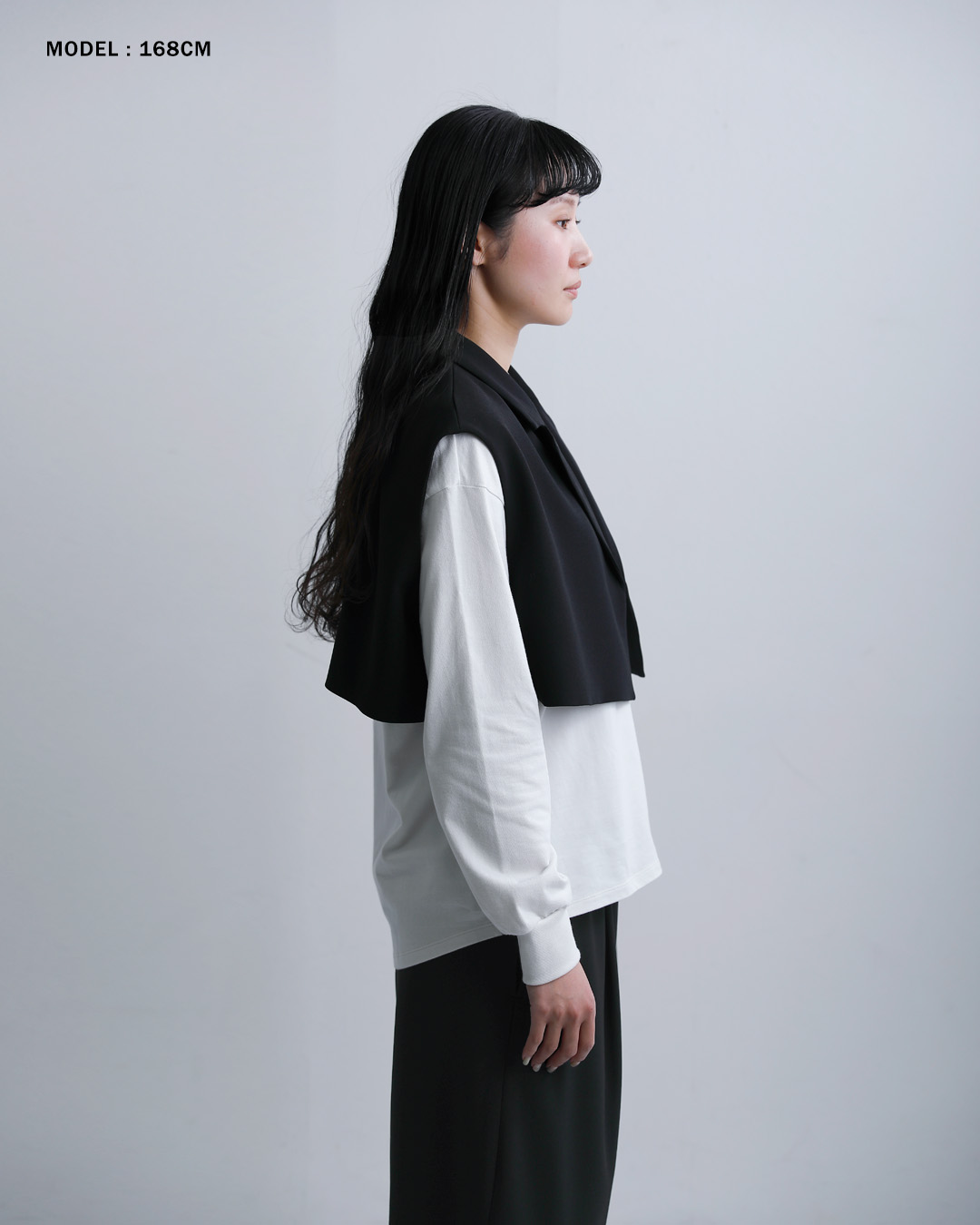 NO CONTROL AIR(ノーコントロールエアー)ライトクレープダブルクロス テーラードベスト nk-nc9849vt