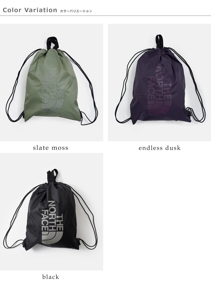 THE NORTH FACE(ノースフェイス)70デニールリップストップナイロンナップサック“PFSacPack”nm62413