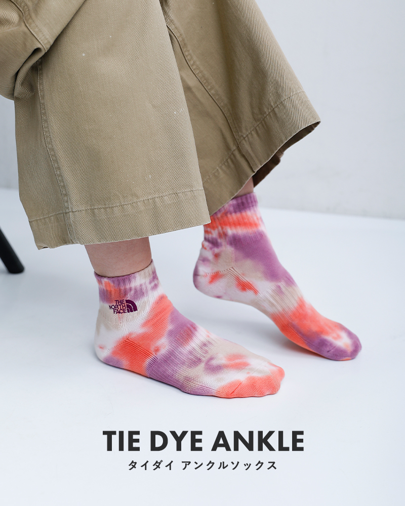THE NORTH FACEタイダイ アンクルソックス Tie Dye Ankle nn82614