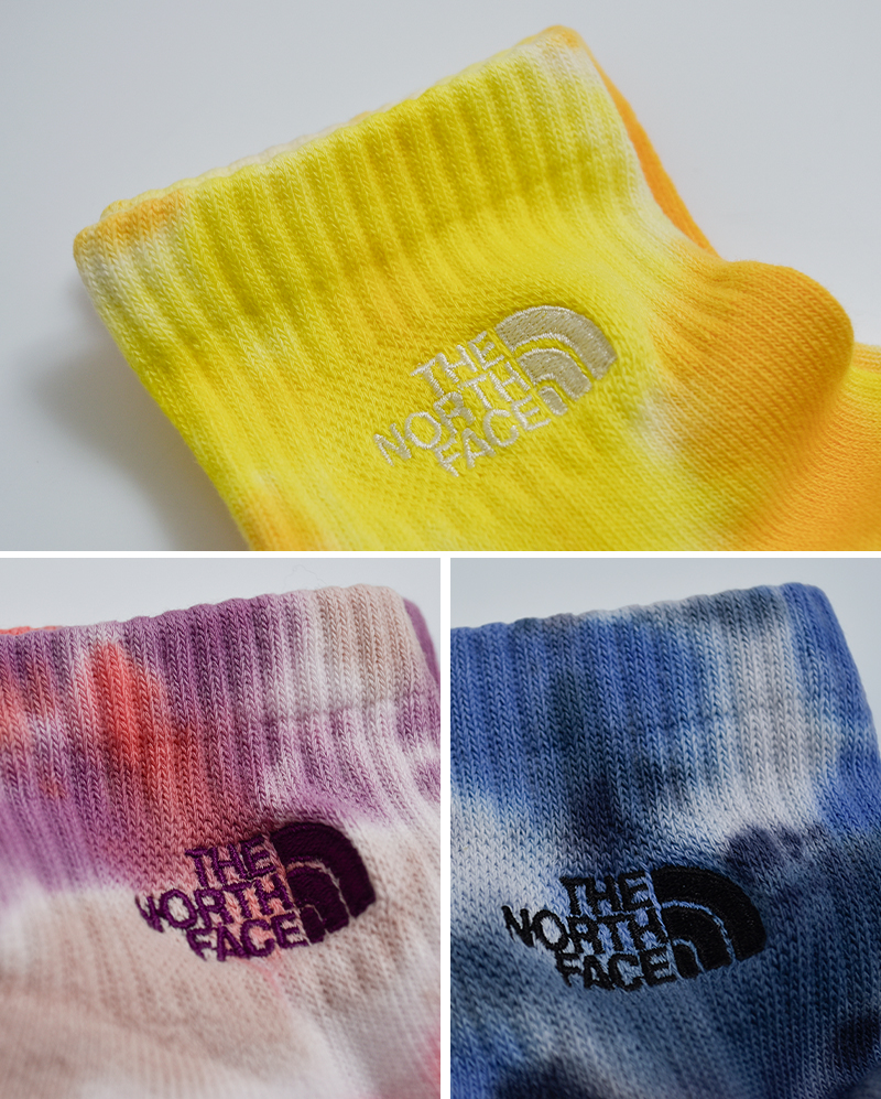 THE NORTH FACEタイダイ アンクルソックス Tie Dye Ankle nn82614