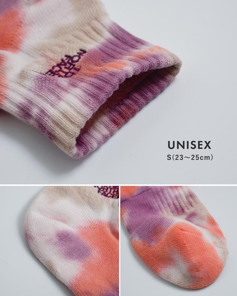 THE NORTH FACEタイダイ アンクルソックス Tie Dye Ankle nn82614