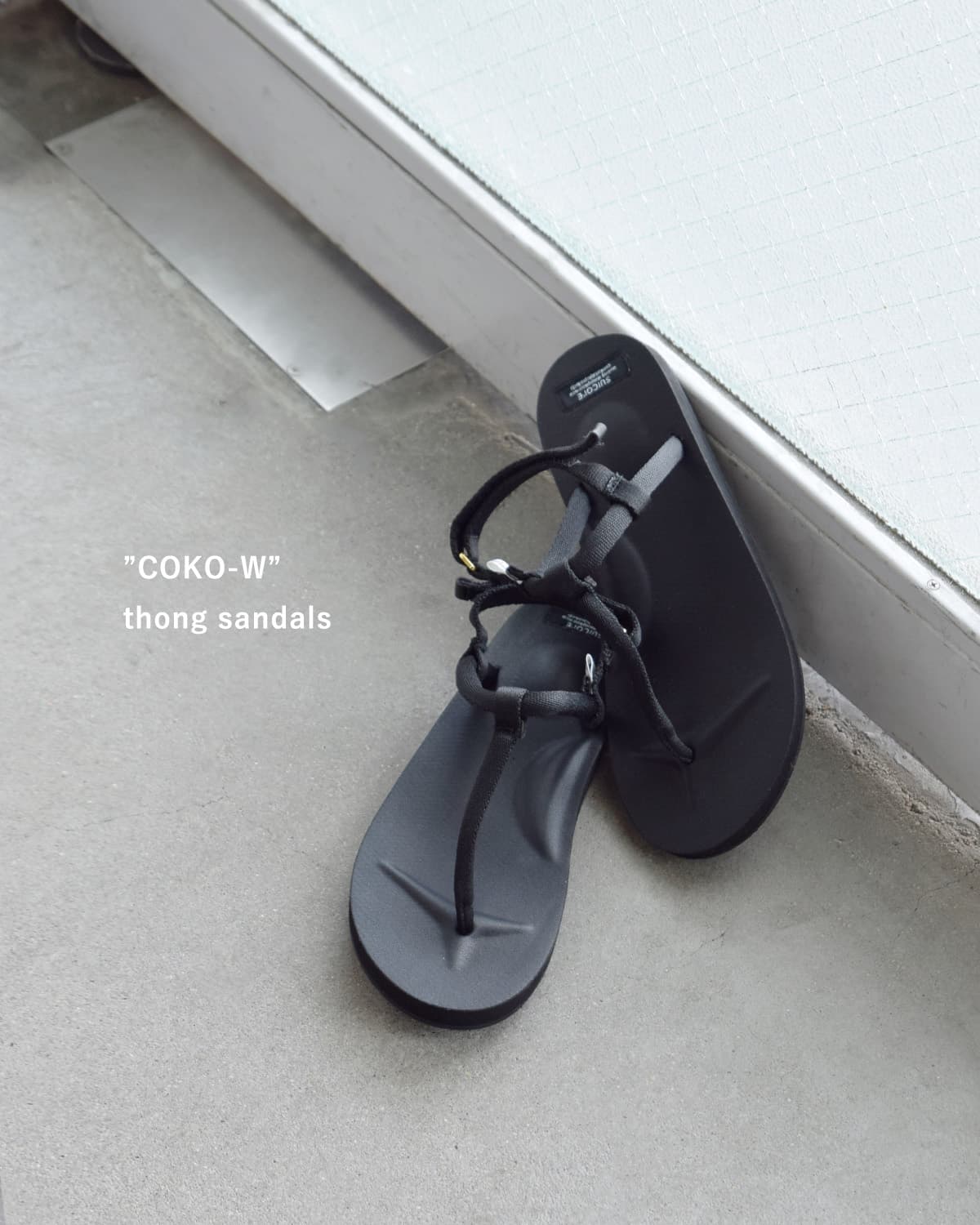 SUICOKEビブラムソール ストラップ フラットサンダル COKO-W nog-405-w