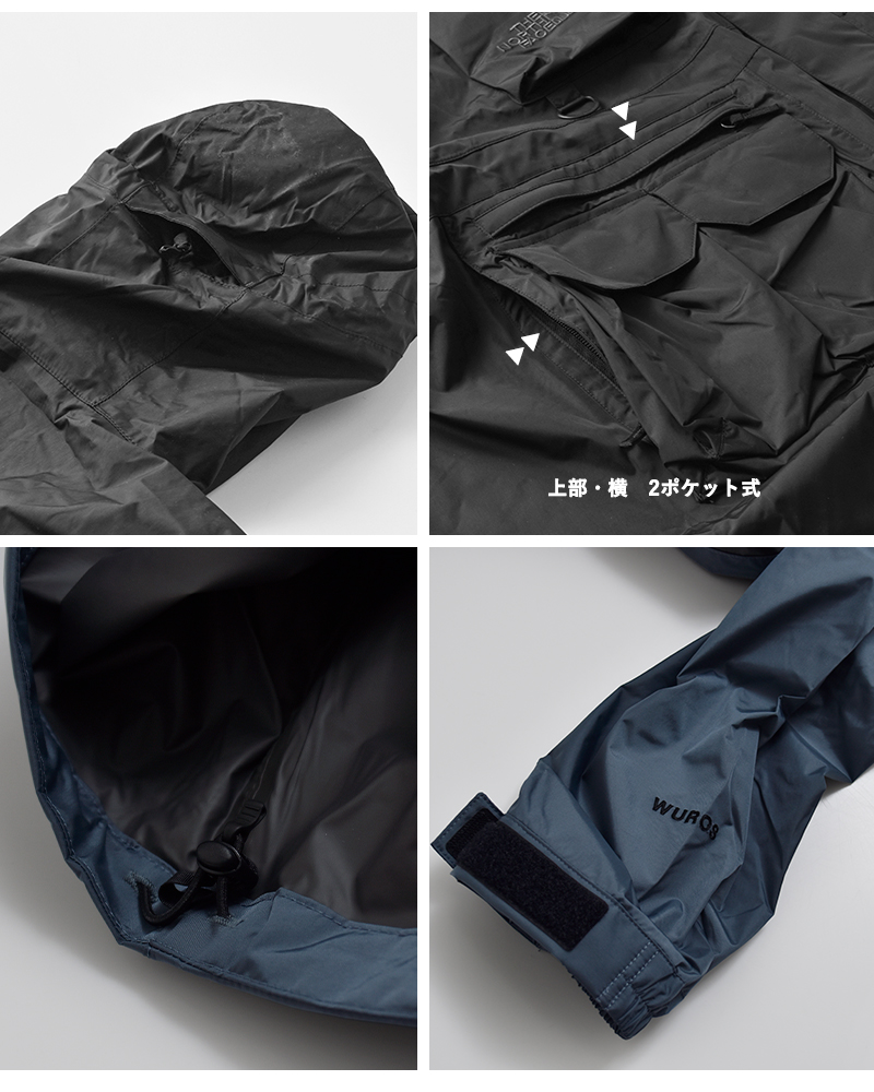 THE NORTH FACE(ノースフェイス)防水透湿ウーロスフィールドユーティリティポンチョ“WUROSFieldUtilityPoncho”np12532