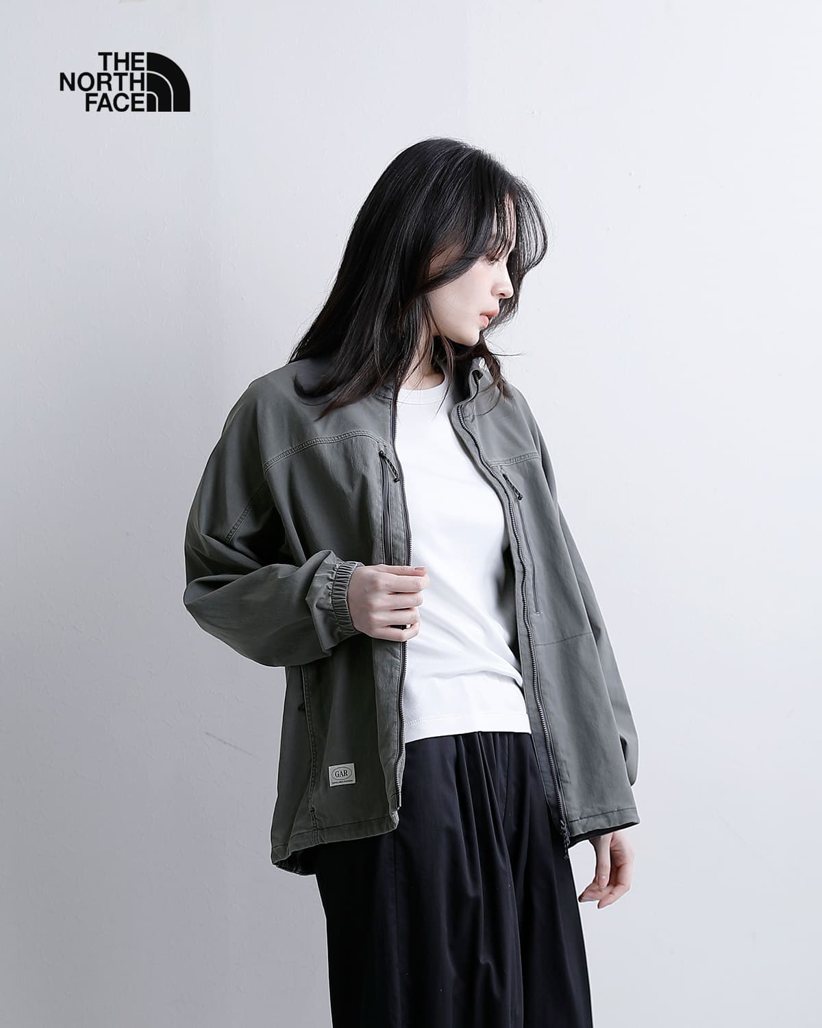 THE NORTH FACE撥水 ストレッチ GAR フェーデッド ソフトシェル ジャケット GAR Faded Softshell Jacket np22666