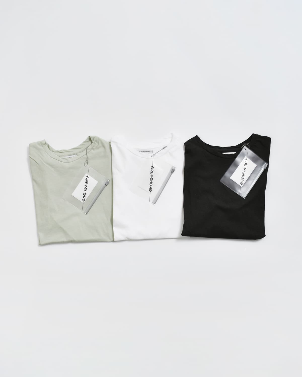 GREYCHORD(グレーコード)コットンクルーネック半袖カットソー  “ELSA” nrgc00106