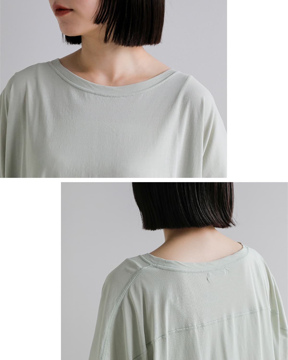 GREYCHORD(グレーコード)コットンクルーネックショートスリーブカットソー  “IVY” nrgc00306