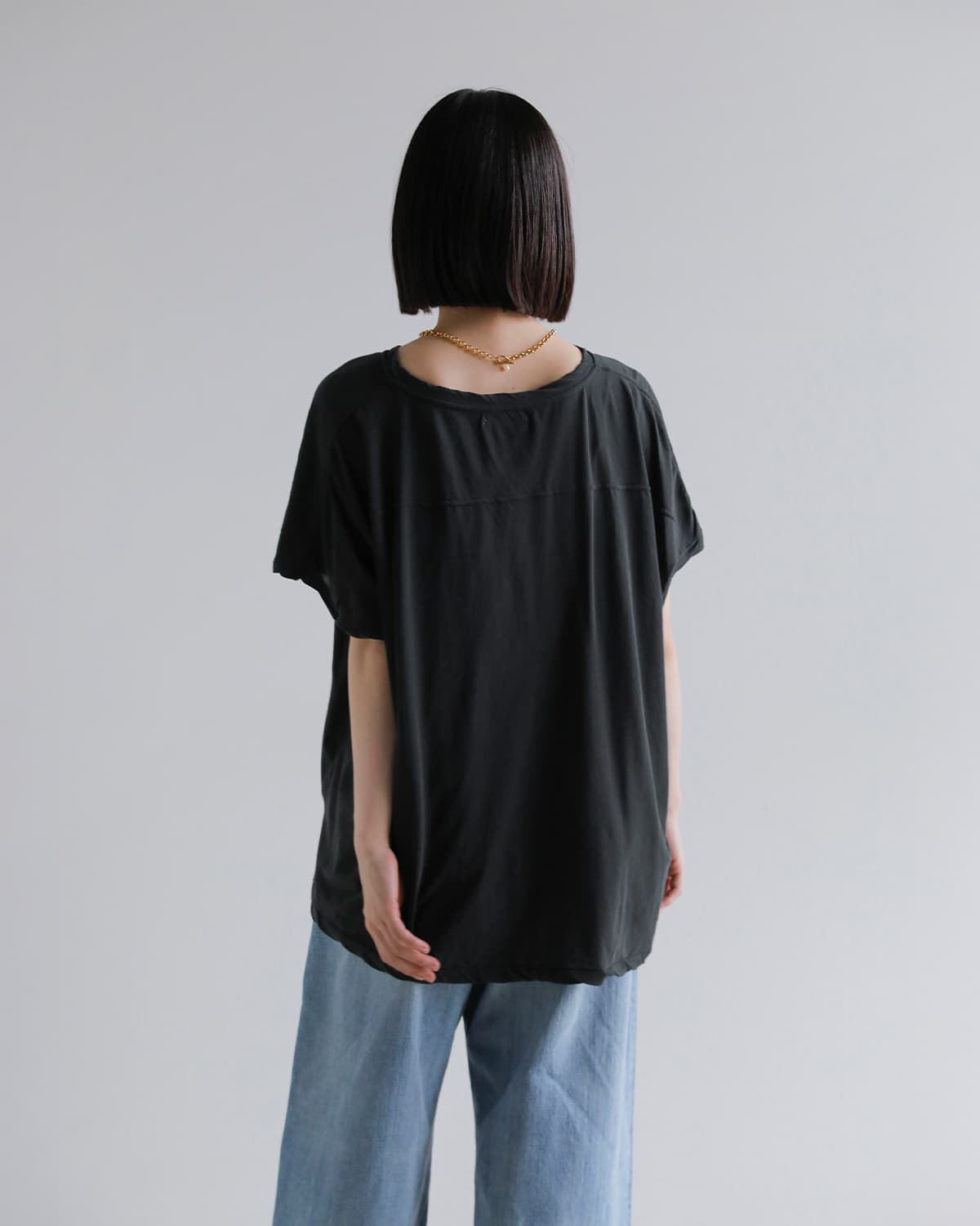 GREYCHORD(グレーコード)コットンクルーネックショートスリーブカットソー  “IVY” nrgc00306