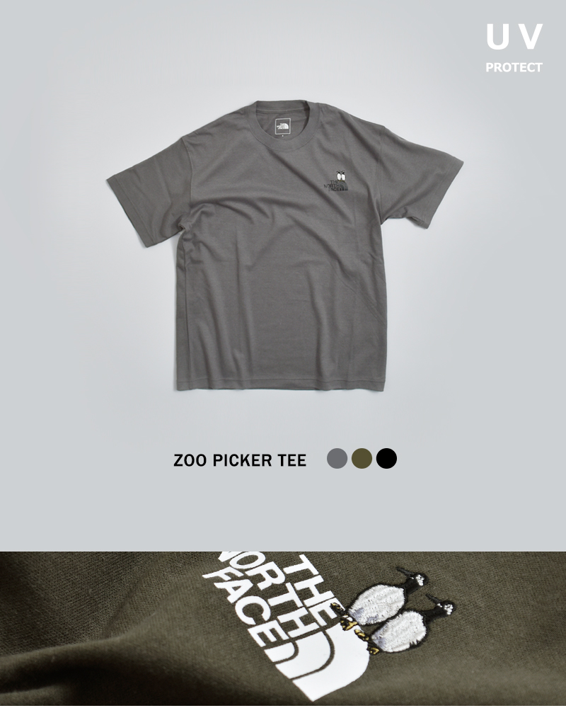 THE NORTH FACE(ノースフェイス)UVプロテクトショートスリーブズーピッカーTシャツS/SZooPickerTeent32659