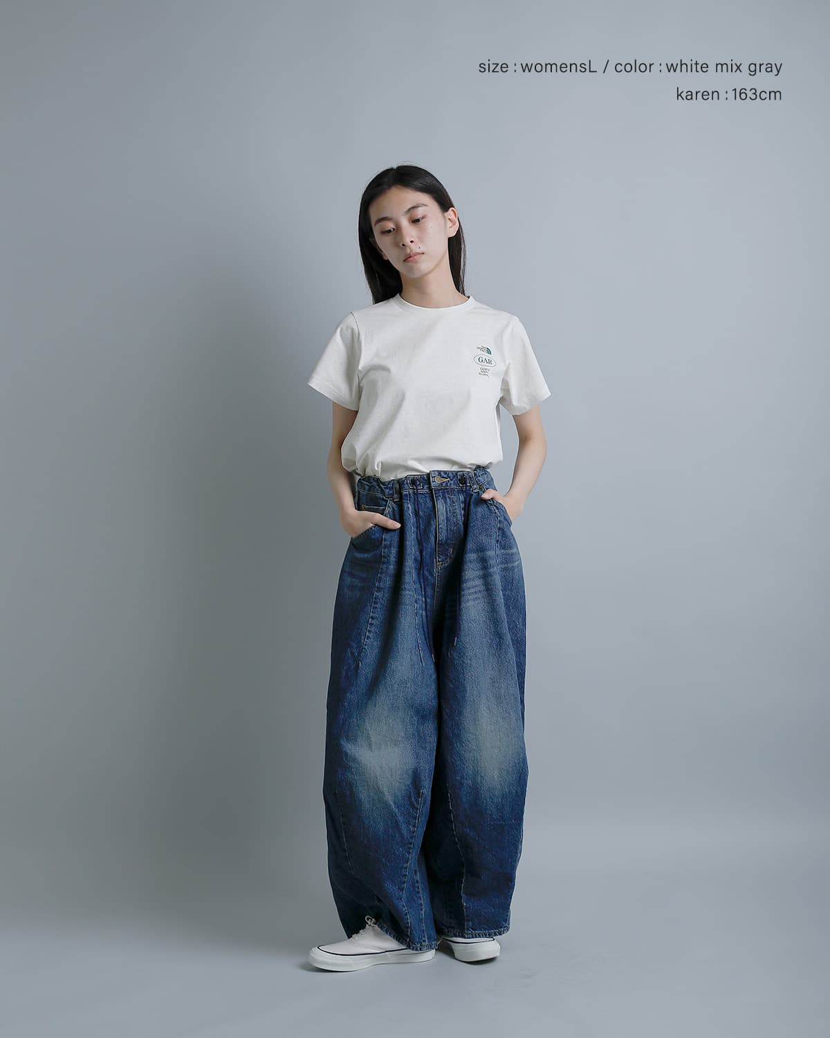 THE NORTH FACEGAR スモーラー タイポグラフィック ショートスリーブ Tシャツ GAR Smaller Typographic S/S Tee nt32667