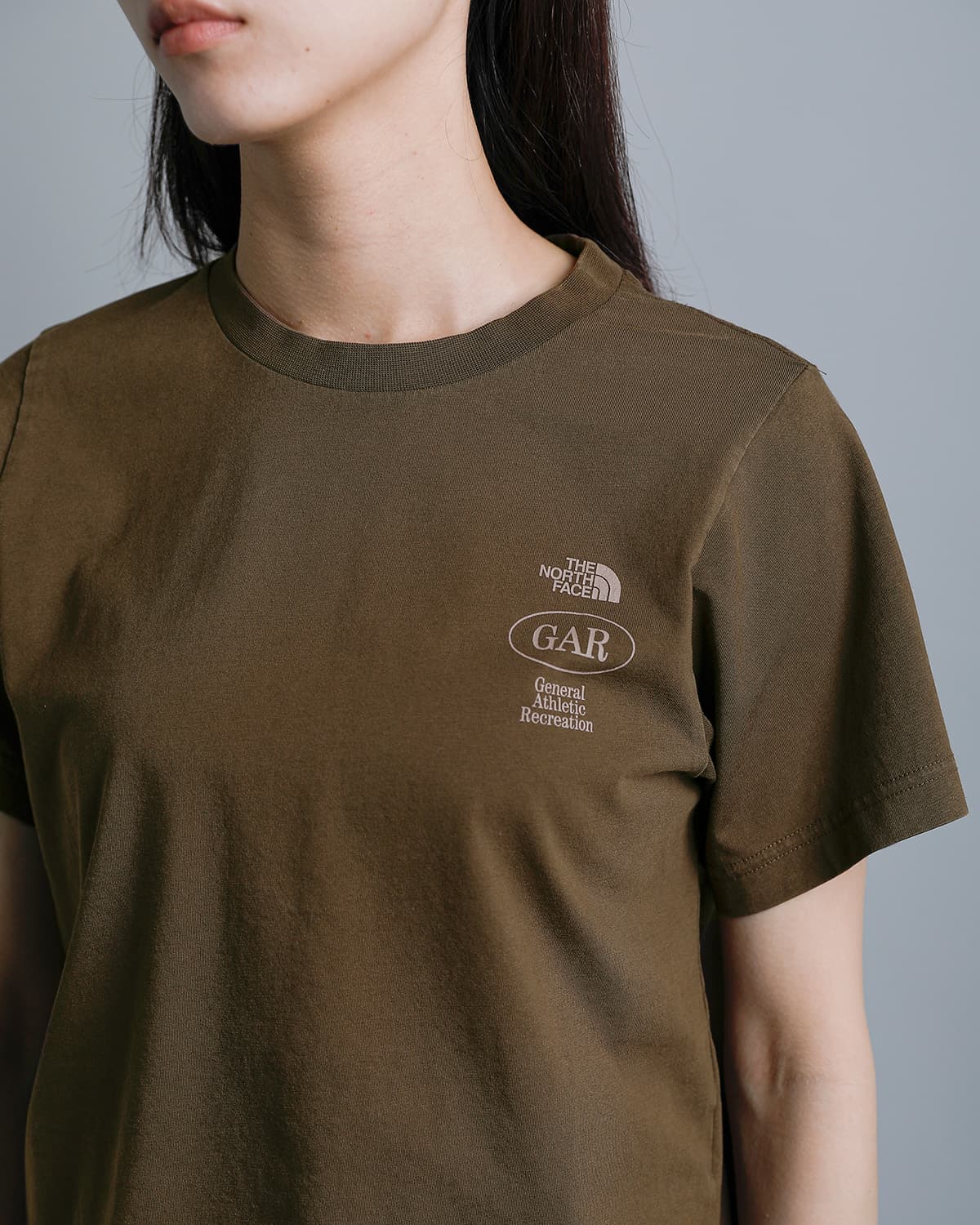 THE NORTH FACEGAR スモーラー タイポグラフィック ショートスリーブ Tシャツ GAR Smaller Typographic S/S Tee nt32667