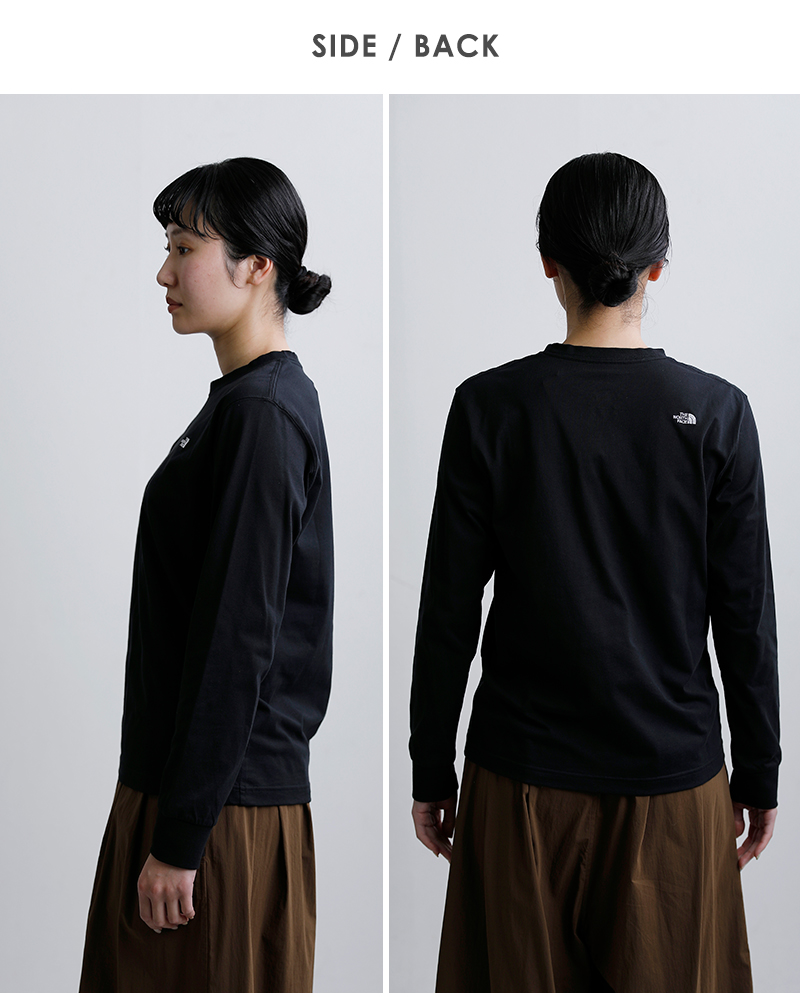 THE NORTH FACE(ノースフェイス)ロングスリーブフラッシュドライヌプシコットンTシャツL/SFDNuptseCottonTeentw32535