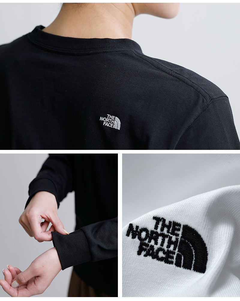 THE NORTH FACE(ノースフェイス)ロングスリーブフラッシュドライヌプシコットンTシャツL/SFDNuptseCottonTeentw32535