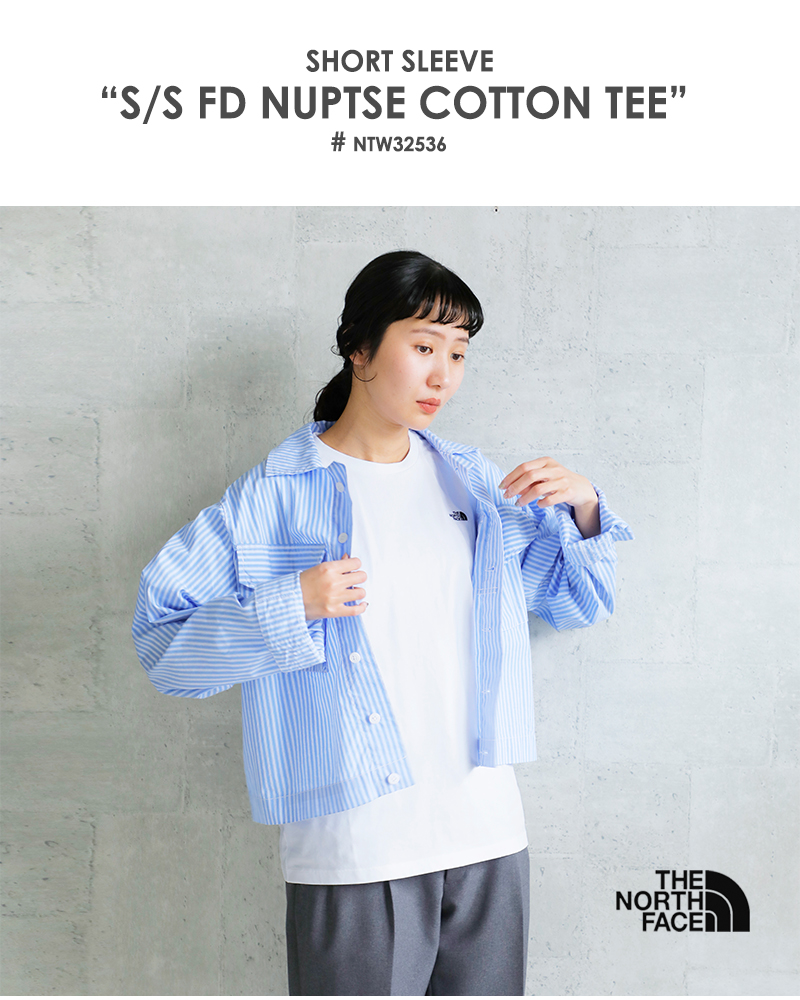 THE NORTH FACE(ノースフェイス)ショートスリーブフラッシュドライヌプシコットンTシャツ“S/SFDNuptseCottonTee”ntw32536