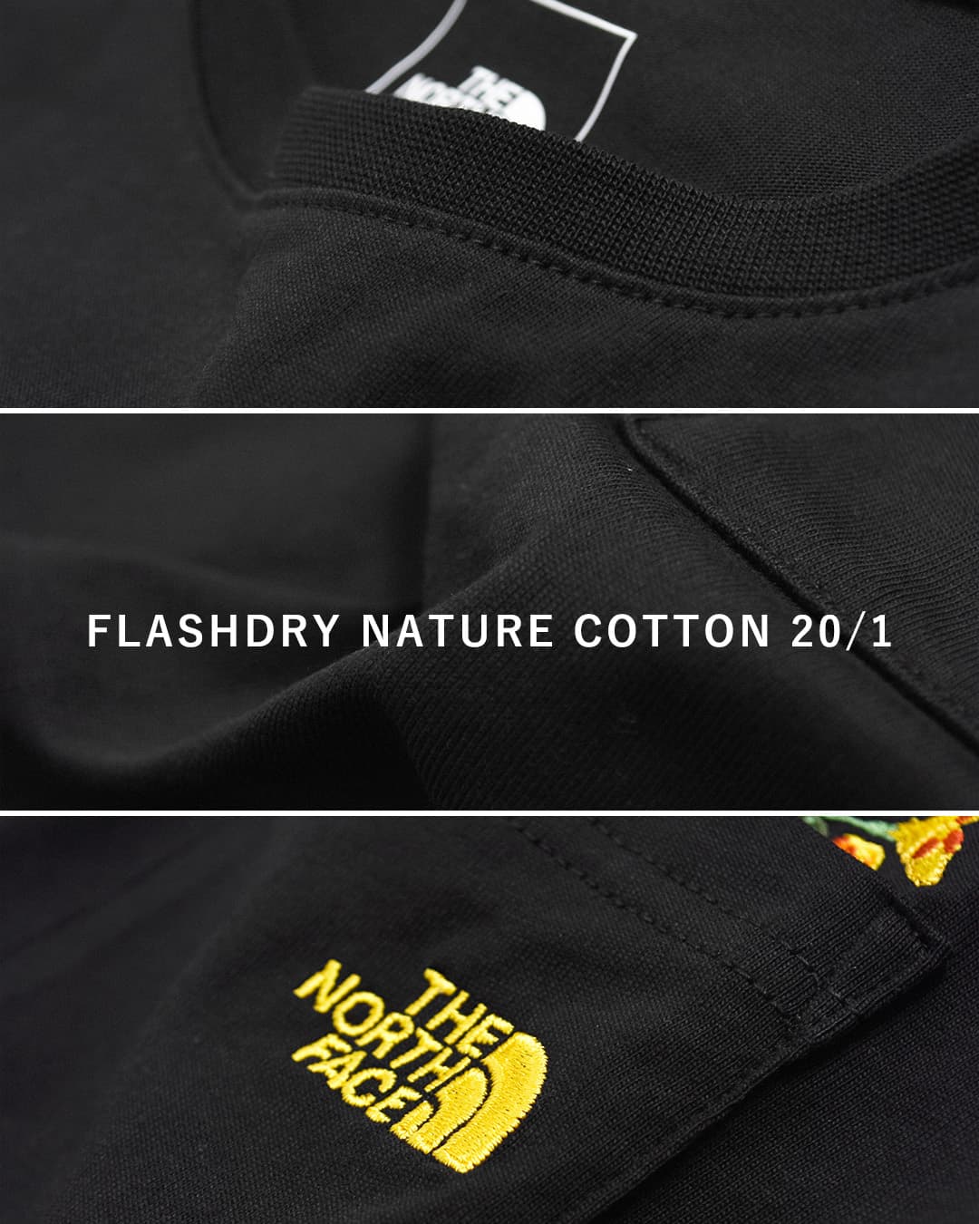 THE NORTH FACE(ノースフェイス)ショートスリーブ フラッシュドライ フラワーロゴ Tシャツ S/S FD Flower Logo Tee ntw32630