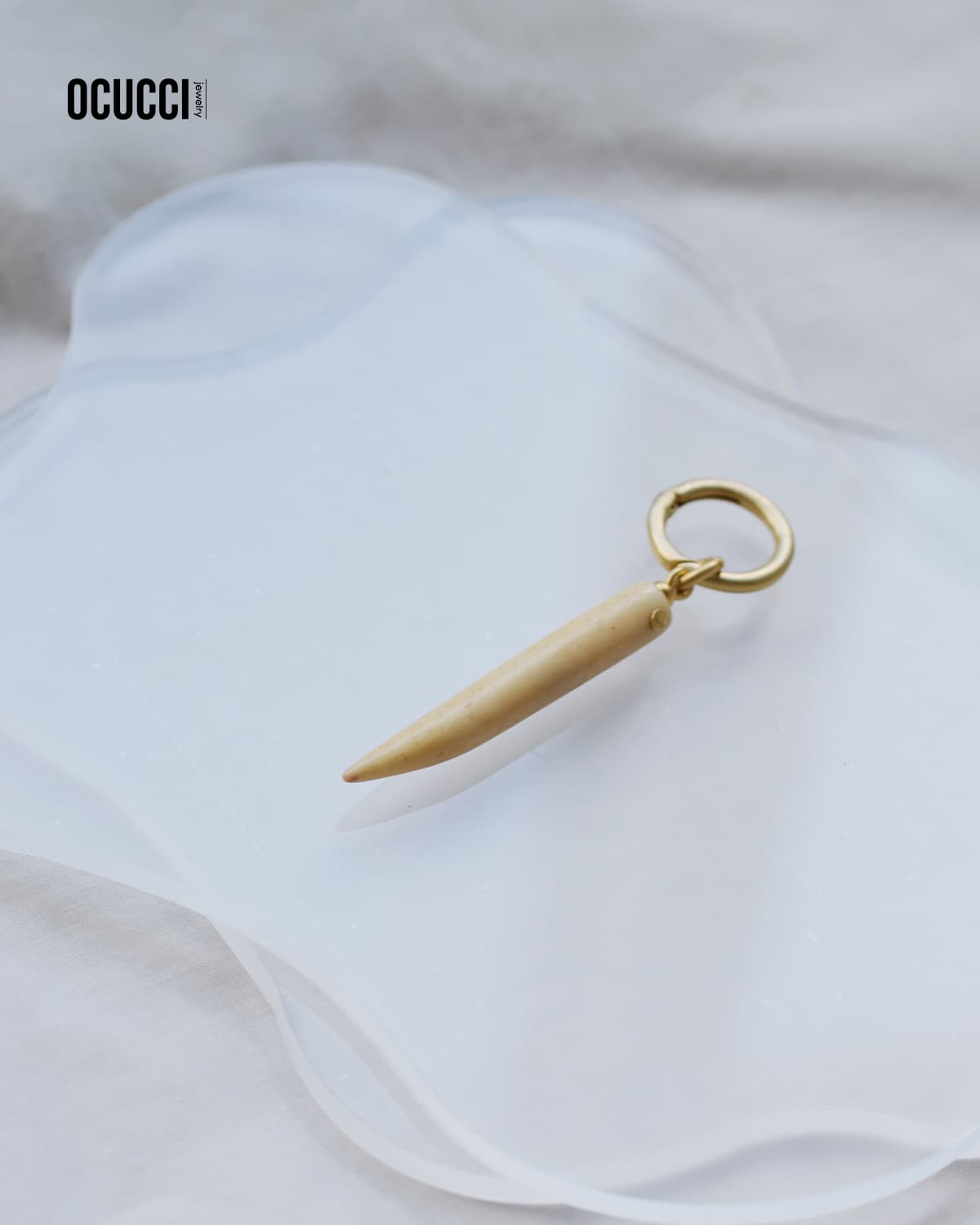OCUCCI jewelry(オクチジュエリー)カラビナホーン ゴールド マルチチャームojnl2612
