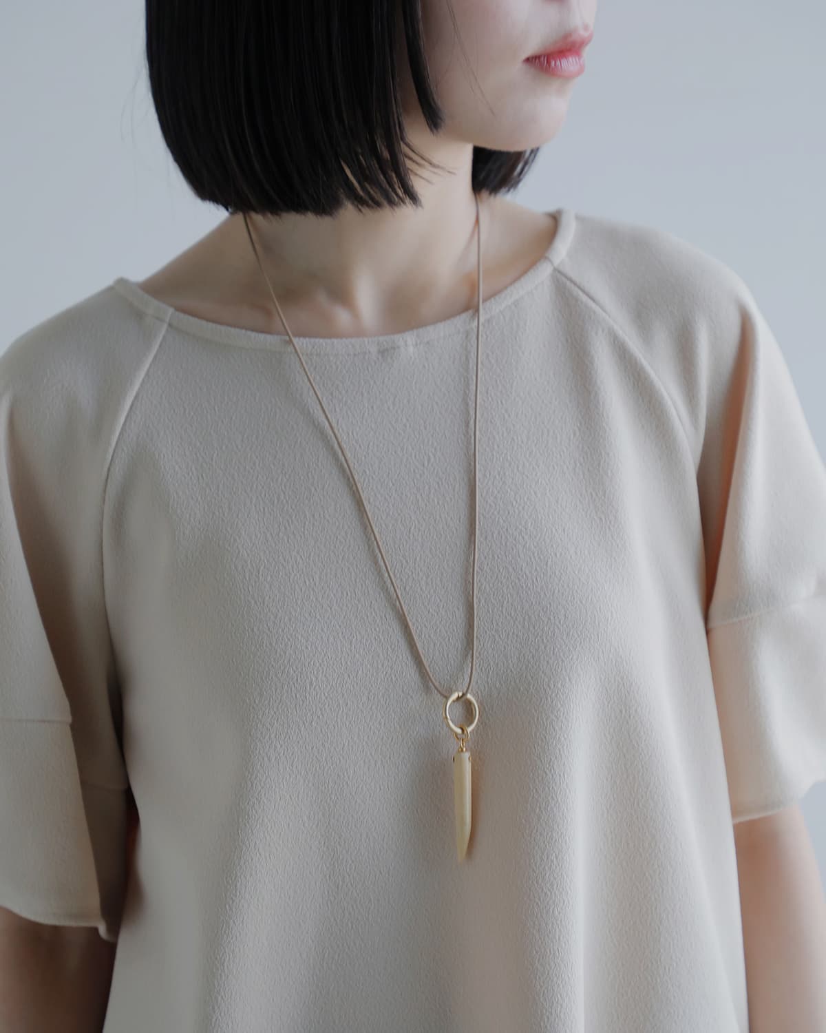 OCUCCI jewelry(オクチジュエリー)カラビナホーンゴールドマルチチャーム ojnl2612