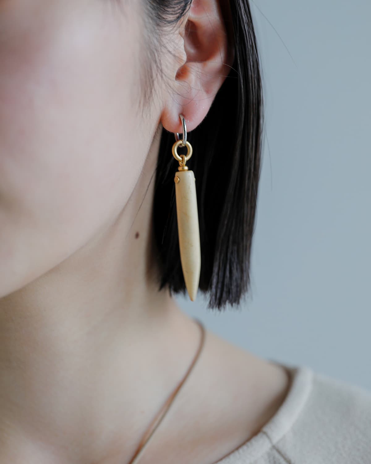 OCUCCI jewelry(オクチジュエリー)カラビナホーンゴールドマルチチャーム ojnl2612