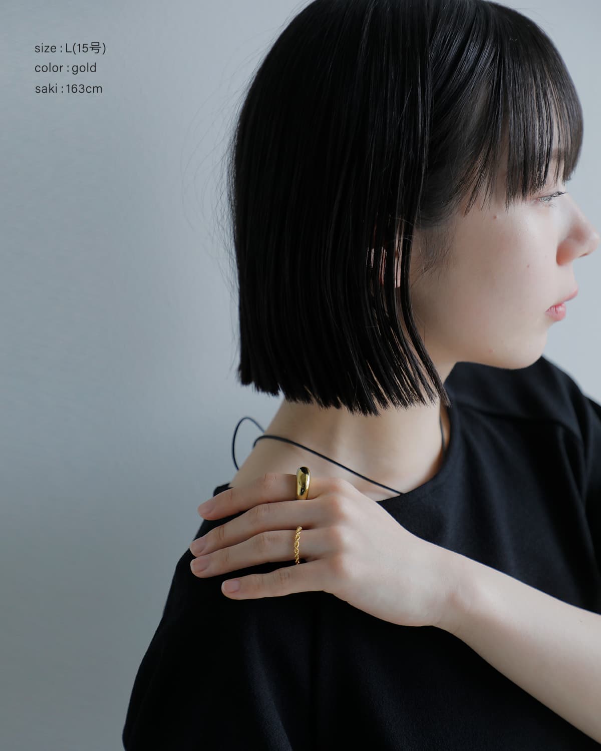OCUCCI jewelry(オクチジュエリー)ロープゴールドリング ojrg2610