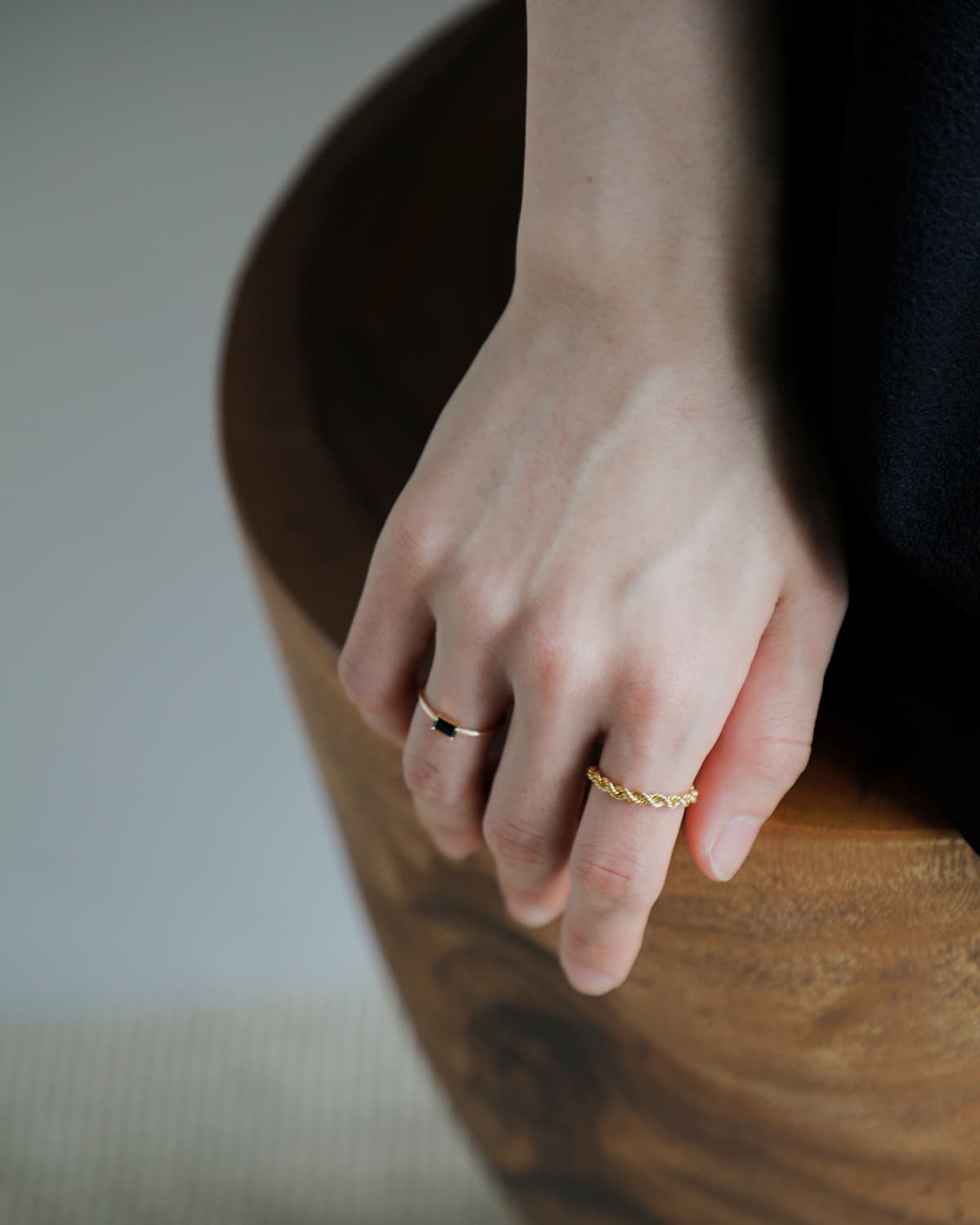 OCUCCI jewelry(オクチジュエリー)ロープゴールドリング ojrg2610
