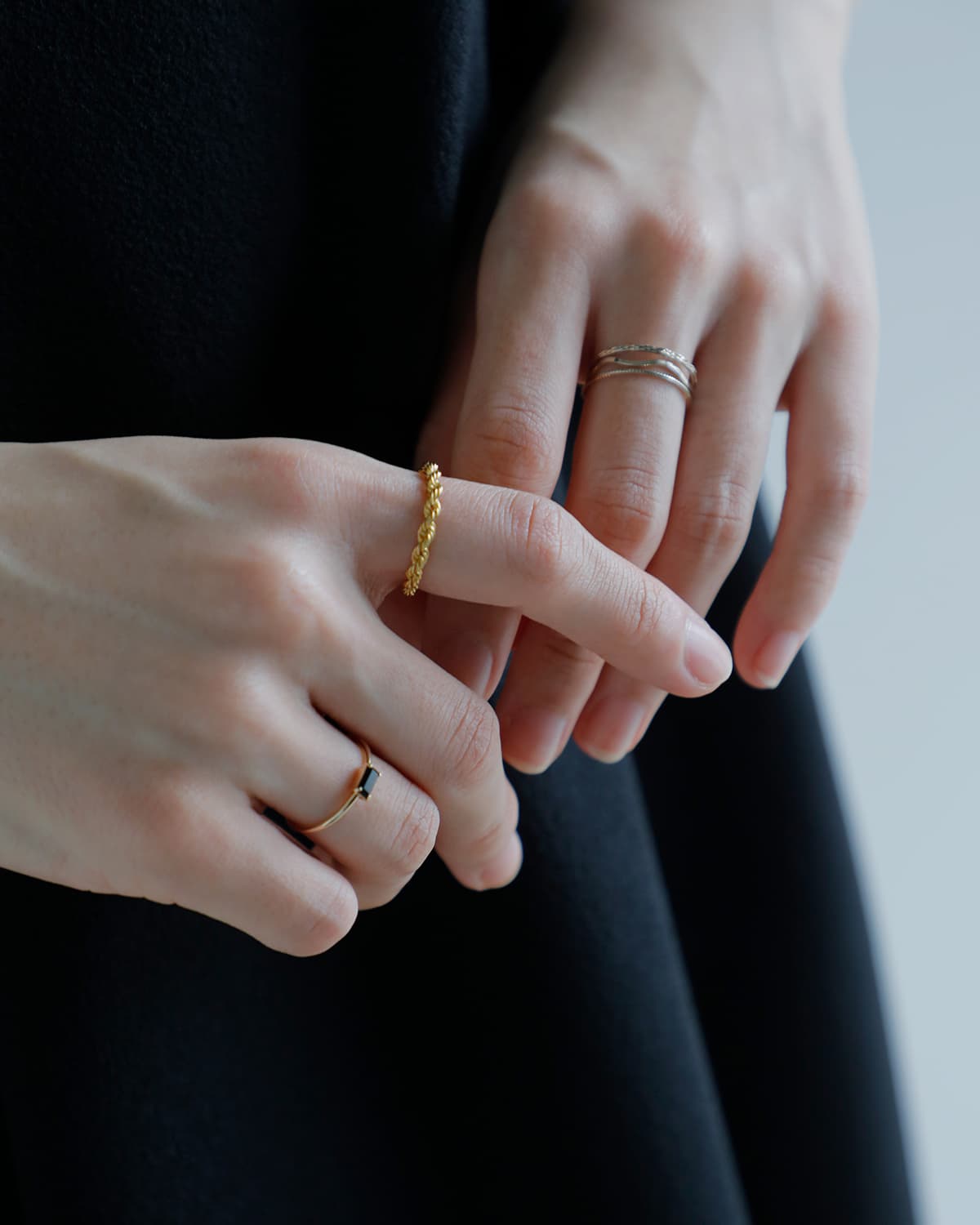OCUCCI jewelry(オクチジュエリー)ロープゴールドリング ojrg2610